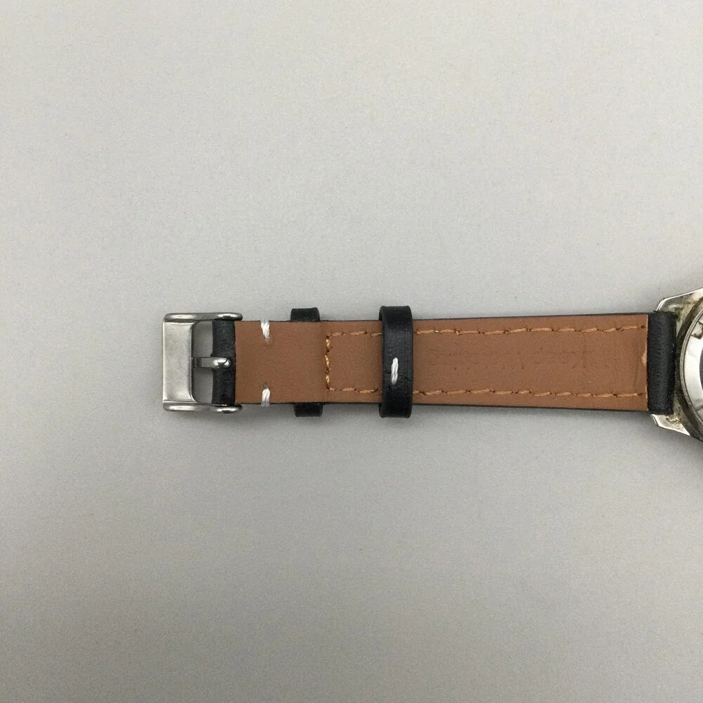 Vintage Guess Waterpro 1989 Womens Watch 30mm Green Dial Leather New Battery